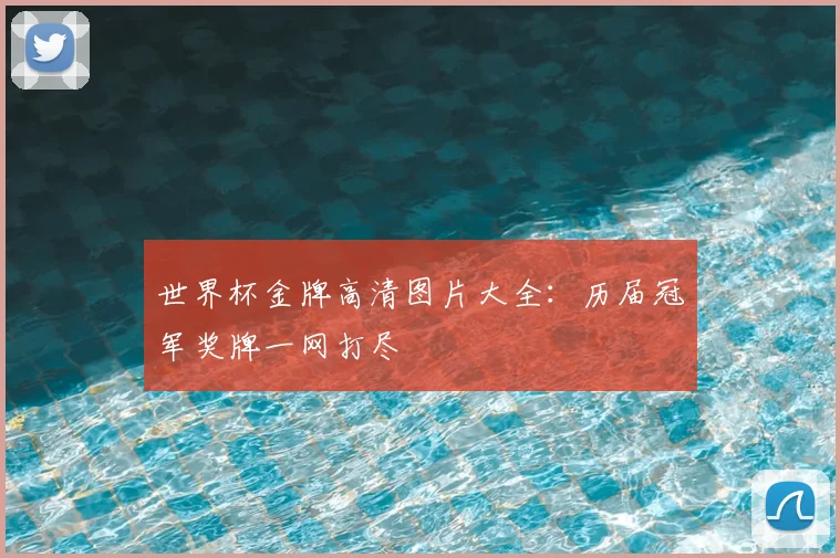 世界杯金牌高清图片大全：历届冠军奖牌一网打尽